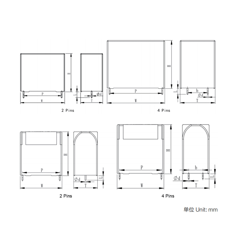 Kondenzátor DC-Link série WDC pre PCB